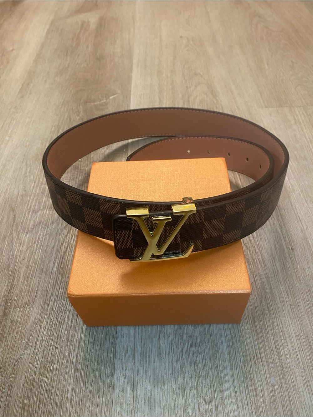 Louis Vuitton Reversible Damier Ebene Belt